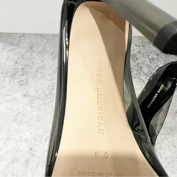 NEW Good American cinderella Pump In Light Smoke Size 9.5 - Image 7