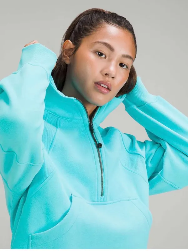 Lululemon Oversized Half Zip Scuba Hoodie Sz M/L - Image 5