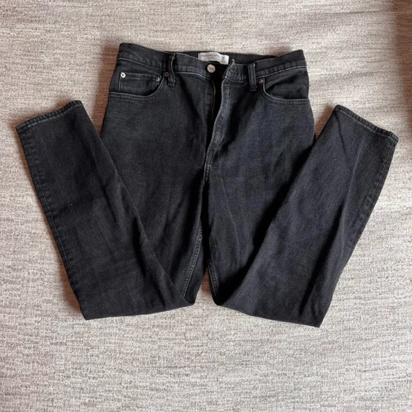 Abercrombie & Fitch Women's Skinny Jeans - Black - Image 4