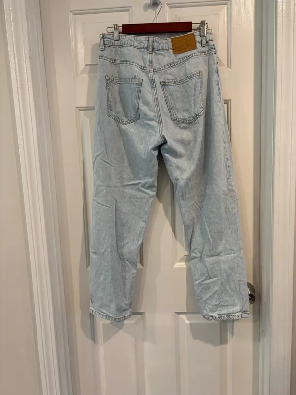 Zara Pale Blue Relaxed Fit Jeans - Image 2