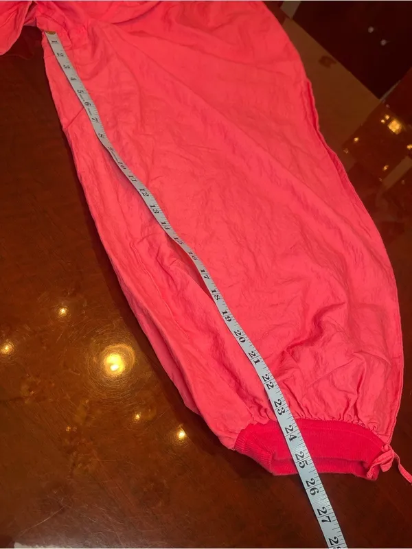 New FP Movement Pink Baloon Joggers - Relaxed Fit Athleisure Lounge Pants Sz M - Image 12
