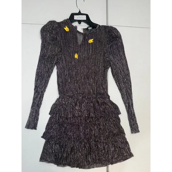 Sabina Musayev Monique sheer long sleeve mini Dress Medium - Image 4
