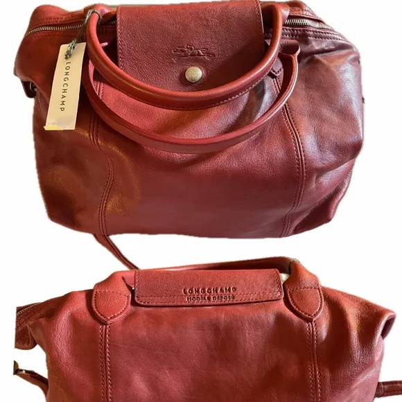 Longchamp LE PLIAGE CUIR Leather Handbag NWT - Image 2