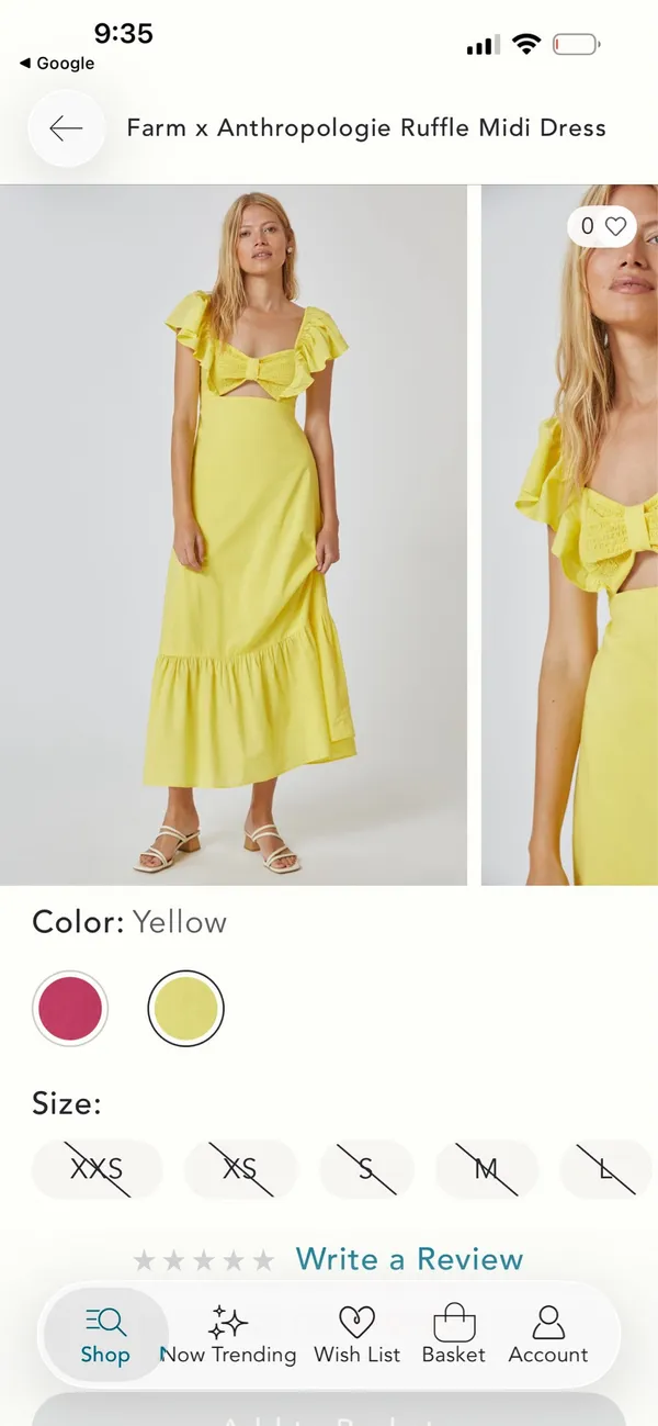 Farm Rio Anthropologie Ruffle Midi Dress XS - Image 2