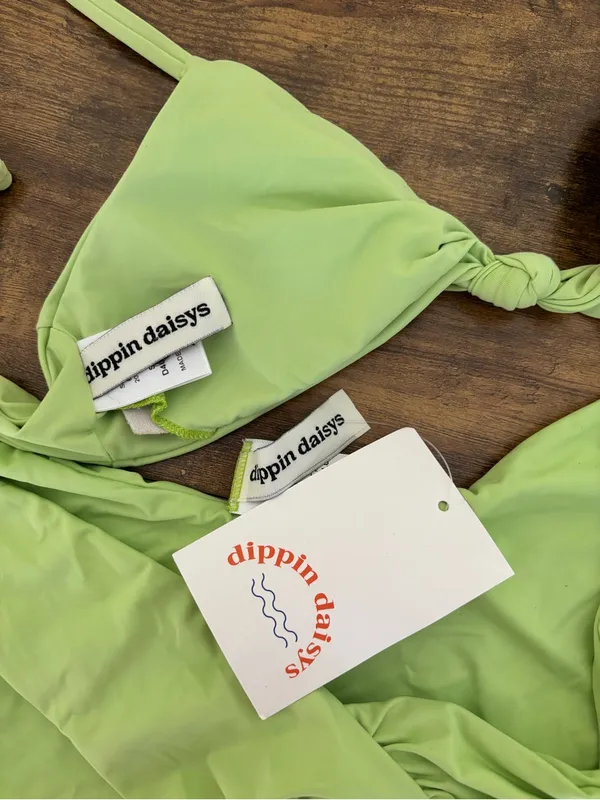 Dippin' Daisy's Bright Green Bikini - Image 3
