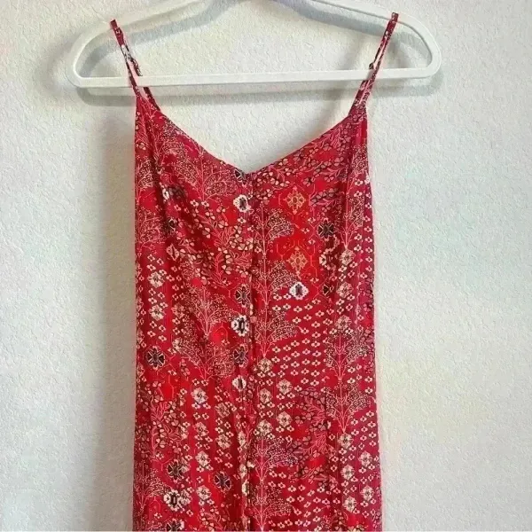 Anthropologie Abel the Label‎ Women’s Lola Red Hi-Low Maxi Dress Size XS - Image 7