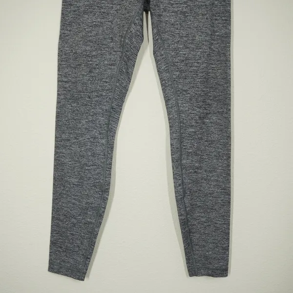 Lululemon Size 8 Wunder Under High Rise Leggings Grey Space Dye 27" Inseam - Image 3