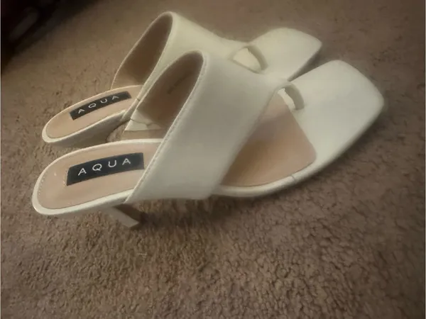 Aqua Leather Sandals 8.5 - Image 2