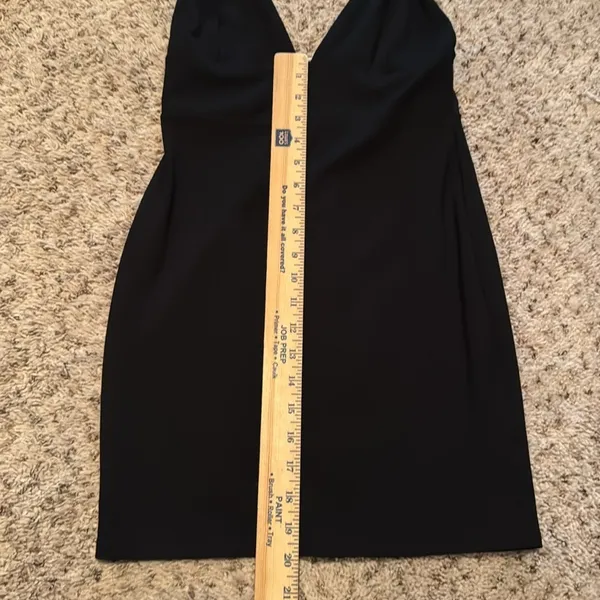 American‎ Threads LBD, black, spaghetti strap, Vneck - Image 7