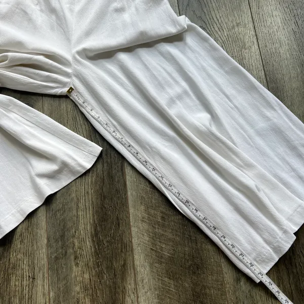 Lulu’s NWT Sail With Me White High-Waisted Wide-Leg Pants Palazzo Size Medium - Image 9