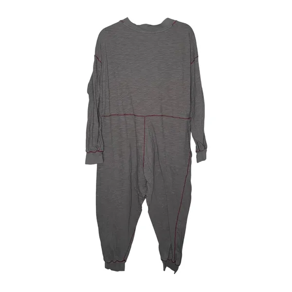 Natural Life Jumpsuit Womens Small Grey Excellent‎ Contrast Stitch Cotton Slub - Image 3