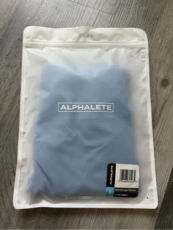 Alphalete Amplify Ultra High Rise Legging NEW Blue Small - Image 3