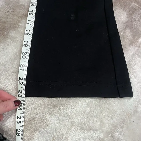 SPANX Super Smooth Perfect Fit Ponte Wide Leg Pants Black Size S Petite 23” Long - Image 4