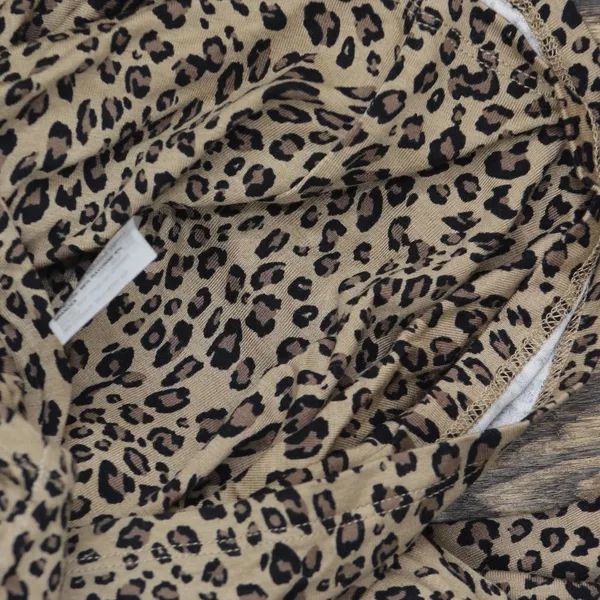NWT Bar III Womens Petite Animal-Print Bodycon Midi Dress Molly Cheetah Brown PP - Image 5