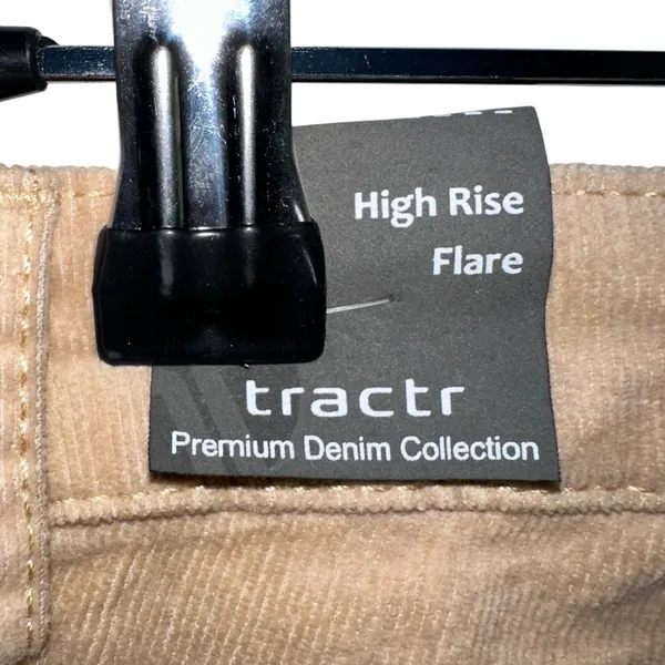 Brown Corduroy‎ Flare Pants High Rise Y2K Boho Tractr 4/27 NWT - Image 5