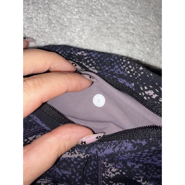 Lululemon Speed Up Tight *Full-On Luxtreme 28" Rip Wave Purple Thunder Black 8 - Image 10