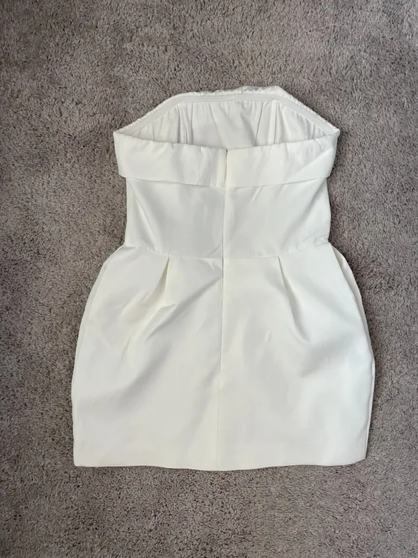 Pretty Little Thing White Mini Dress 4 - Image 4