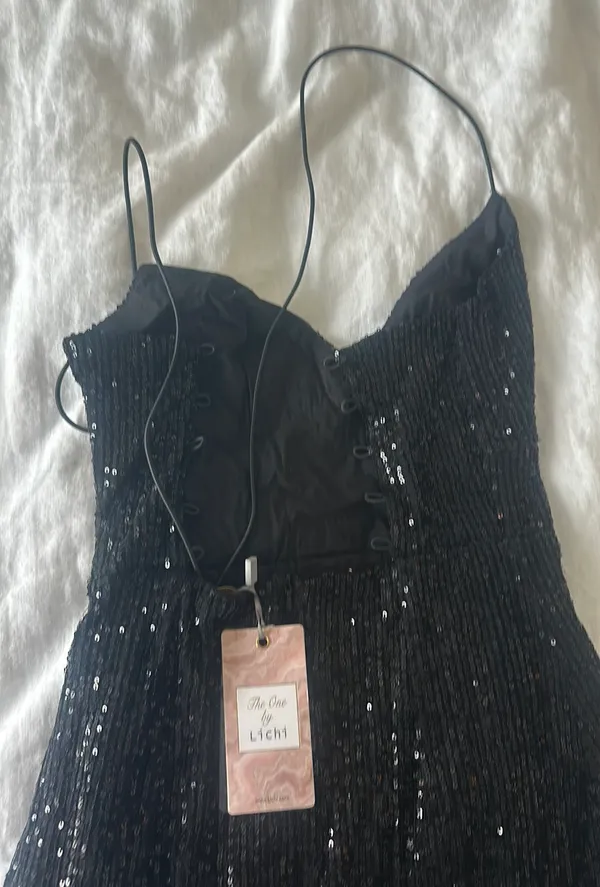 Lichi Sequin corset Mini Dress - Image 3