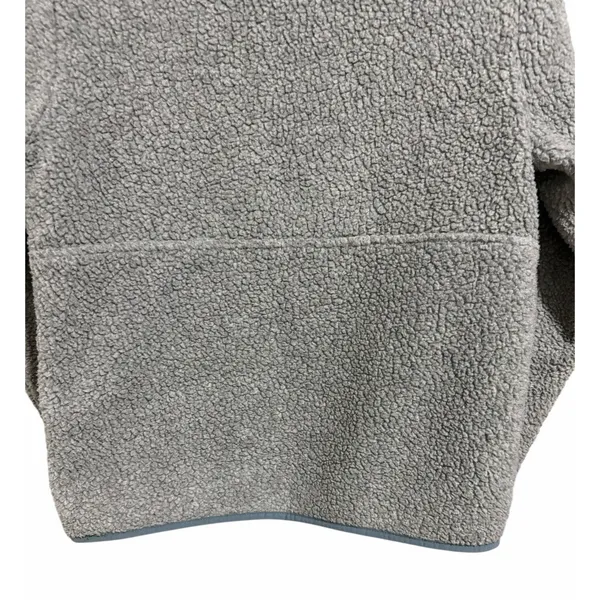 Patagonia Retro Pile Marsupial Fleece Pullover Salt Gray Women's‎ Size XS - Image 6