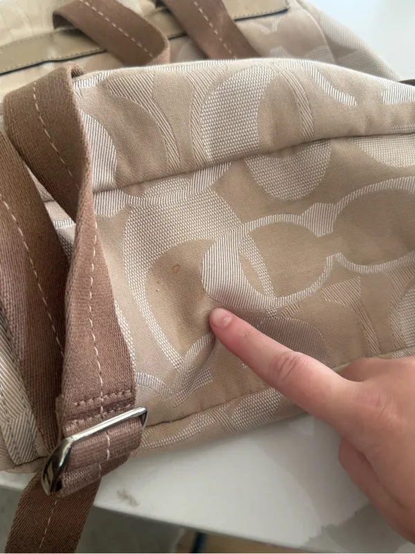 Coach Vintage Kyra Daisy Signature Backpack - Image 9
