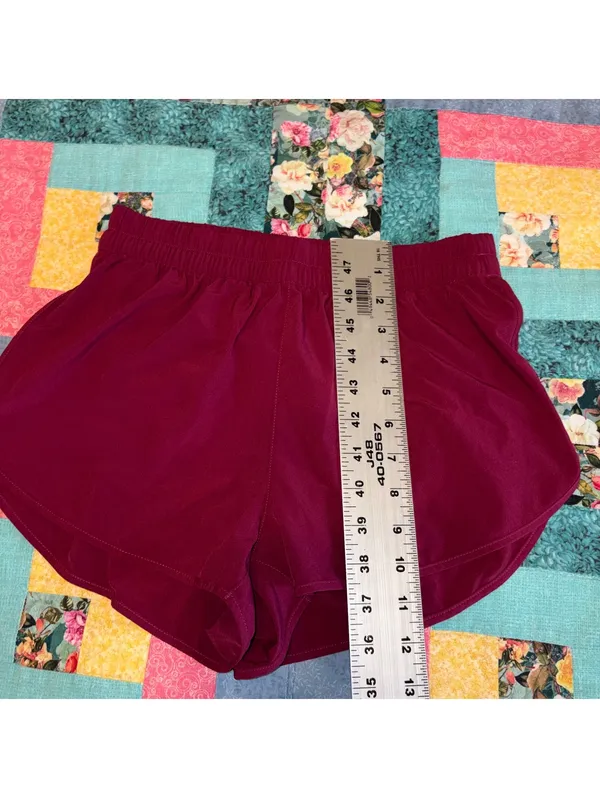 Athleta $50 Run Woman’s XXS Athletic Shorts in Burgundy, Training/Running - Image 7