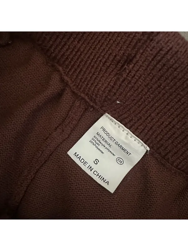 Sweater Set Women's Two Piece Long Sleeve Knit Top Brown - Image 13