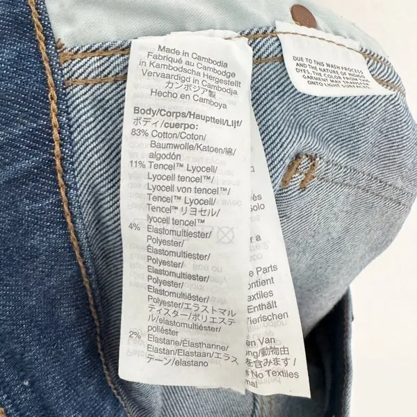 Madewell High Rise Skinny Jeans Size 27 Blue Wendover Wash Stretch Pant Capsule‎ - Image 8
