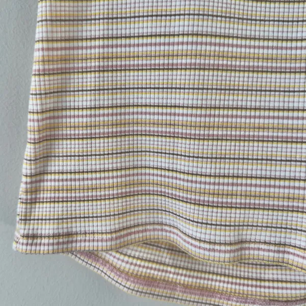 American Eagle Outfitters Striped Halter Tank Top Cropped Sleeveless Y2K Crop L - Image 4