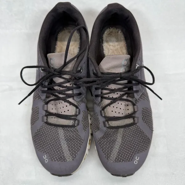 On Cloud Running Shoes Lightweight Athletic Sneakers Gray Women's‎ 8.5 READ - Image 3