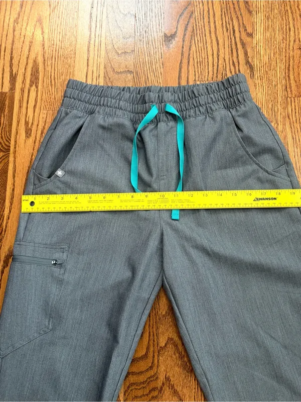 FIGS Zamora Jogger Scrub Pants Gray Heather Size Small Technical Collection - Image 6