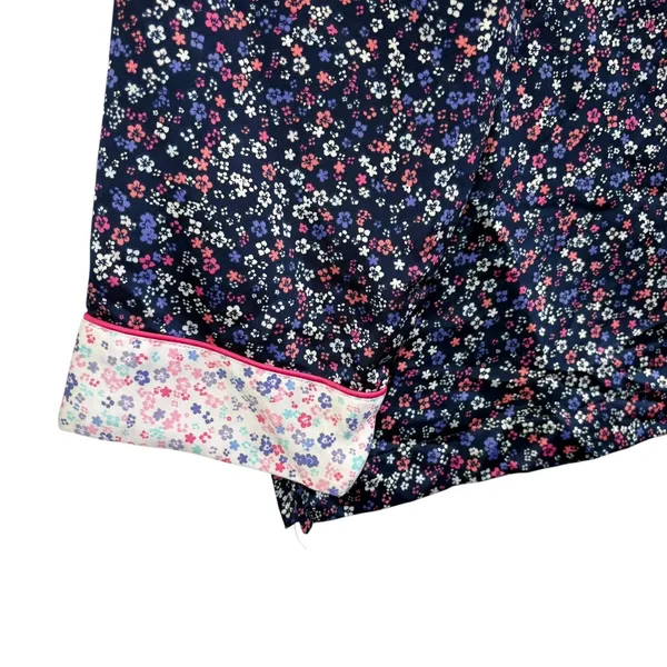 Charter Club Women's Satin Floral Set Long Sleeve‎ & Shorts Sleepwear XL/XXL - Image 8