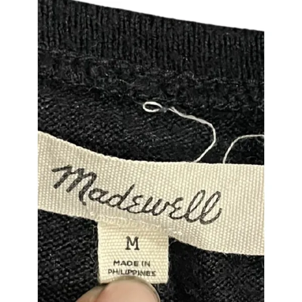 Madewell Long Sleeve Knit Sweater Top Size Medium Casual Everyday Wear - Image 3
