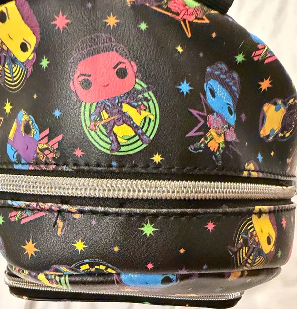 Marvel Infinity Saga Funko Pop Backpack with multicolored. Black - Image 3