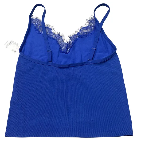 NEW With Tag Free People Intimately Blue Your Lace Or Mine Cami Tank M/L - Image 5