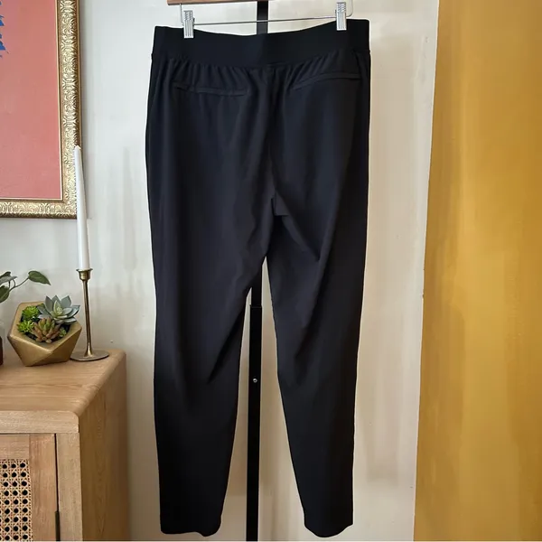 Athleta Brooklyn Ankle Pants Black Athleisure Travel Athletic Size‎ 12 - Image 6
