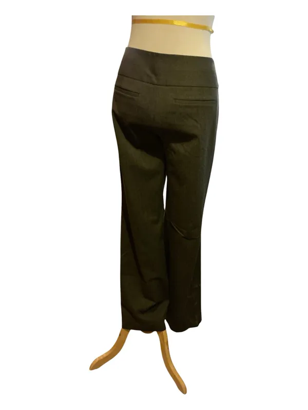 Express The Editor Trouser Pants Charcoal Gray Wide Leg Size 10 Regular Workwear - Image 2