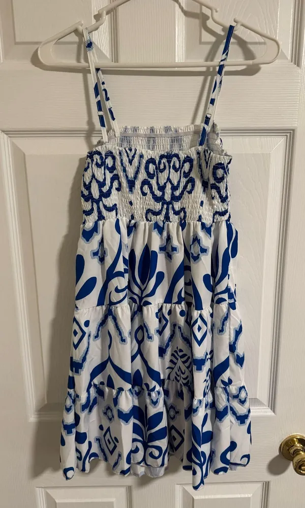 Blue and white sundress Size M - Image 2