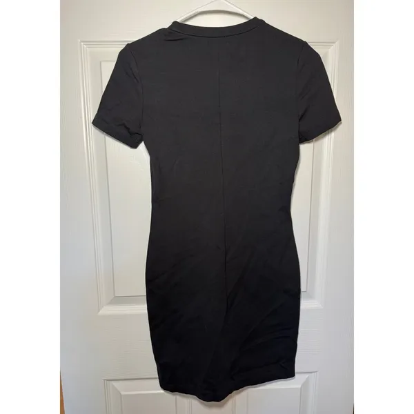 Aritzia Homecoming Little Black Dress Bodycon Size 2 Mini - Image 5