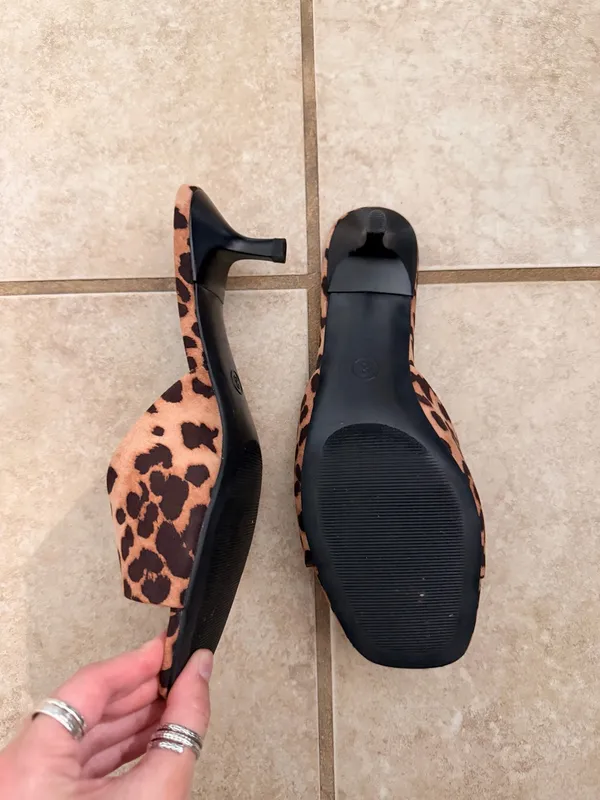 Wild Fable Mavis Leopard Print Kitten Heels - Image 4