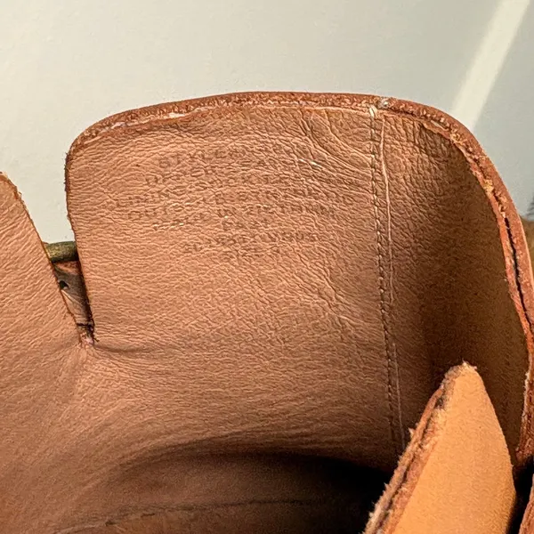 Madewell The Monique Buckle Clog Burnished Caramel Sz 9 - Image 8