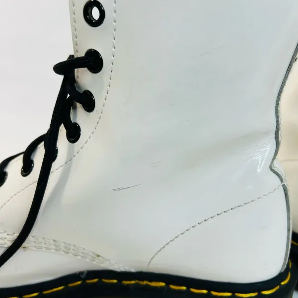 Dr. Martens Women’s 1460 Boot in White Patent Leather size 39 EU / 8 US - Image 11
