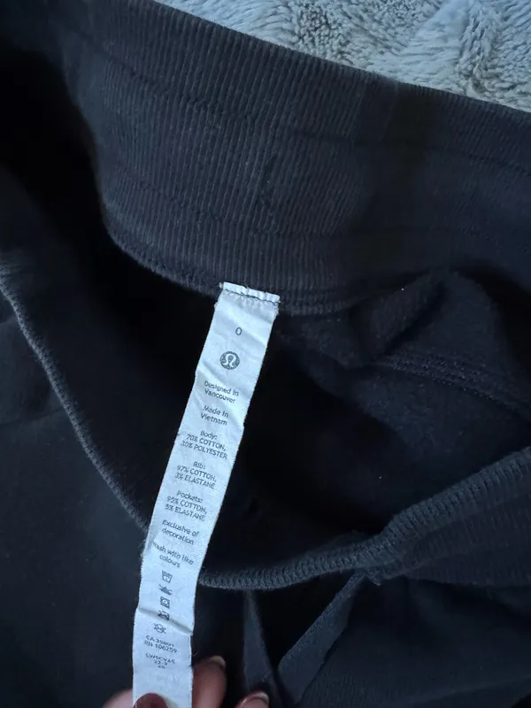 Black Scuba Lululemon Joggers - Image 4