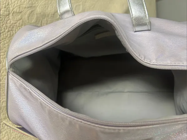Iridescent Purple Cat Duffle Bag with Crown - Under One Sky - Image 3