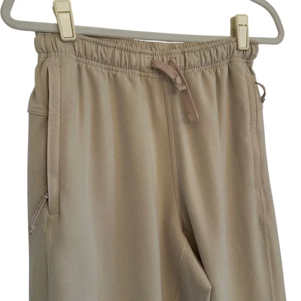 REI Co-op Womens Sz S Tan Beige Stretch Joggers Athletic Hiking Pants Drawstring - Image 2