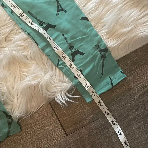 Rue 21 Mint Eiffel Tower Leggings - Image 2