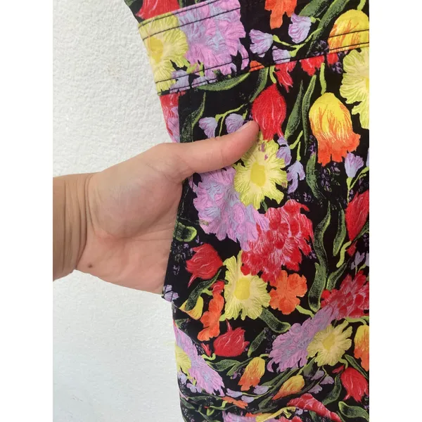 Anthropologie Yukiko Noritake Maeve Portside Button Colorful Floral Romper 8 - Image 9