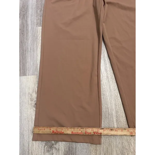 Halara Flex Day Stretch High Waisted Straight Leg Biege Tan Pant Size XL Women - Image 7