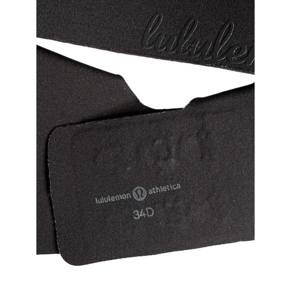 Lululemon Athletica Bra Womens 34D Black Seamless Wireless T-Shirt Full Coverage - Image 5