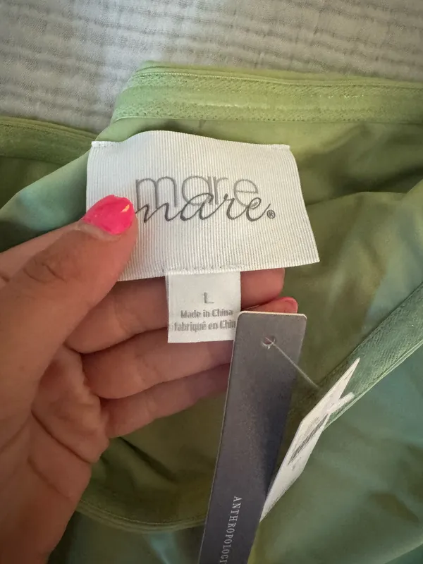 Anthropologie Mare Mare Strapless drop waist midi dress - Image 8