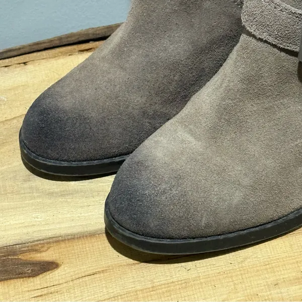 Dolce‎ Vita Tall Tan Suede Heeled Boots Size 9 A44 - Image 3